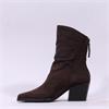 Paul Green Rear Zip Western Ankle Boot - Mocca